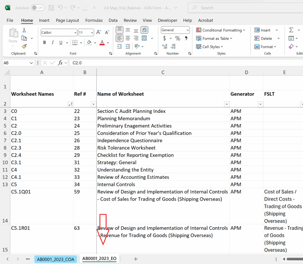 AP4.0 Expected Output (EO) Preview Worksheet
